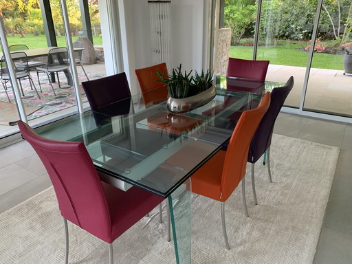 6 x Bert Plantagie dining chairs, Felp model