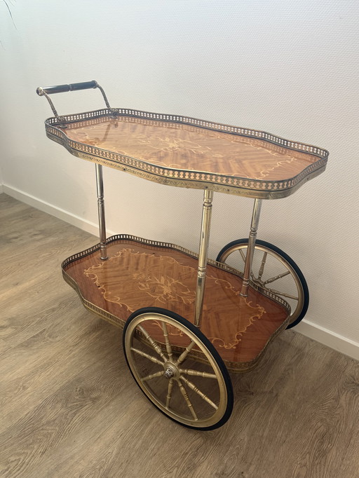 Chariot de service/trolley vintage
