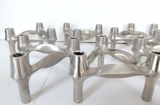 Set de 8 Bougeoirs BMF Stoff-Nagel empilables Design Années 60/70 – BMF Stoff Nagel (photo 13 of 14)