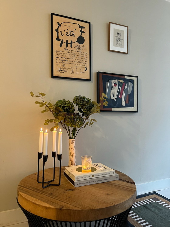Tavolino da caffè rotondo unico – eigen ontwerp, Tavolini da caffè, Legno, Metallo (photo 7 of 15)
