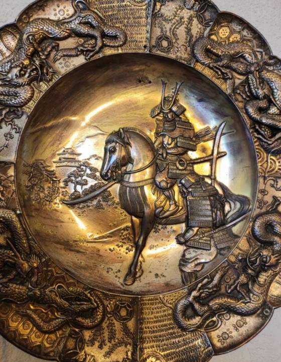 Piatto Samurai/Drago – vintage, Oggetti decorativi, Metal (photo 5 of 13)