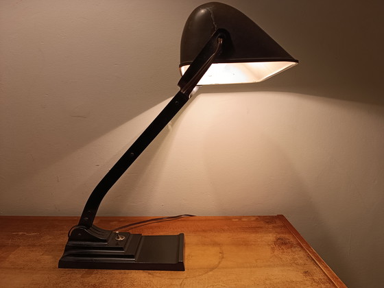 Image 1 of Lampe de bureau / lampe de notaire vintage des années 1920