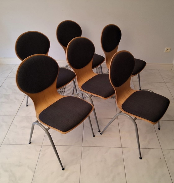 Image 1 of 6 vlinderstoelen jaren 90 Hiller 