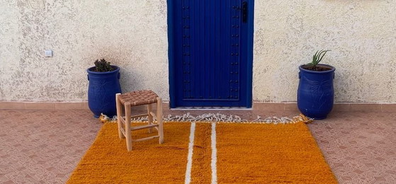 Handgemaakt traditioneel Beni Ouraine-tapijt – Alberto Bazzani, Vloerkleden en tapijten, Wool (photo 6 of 8)