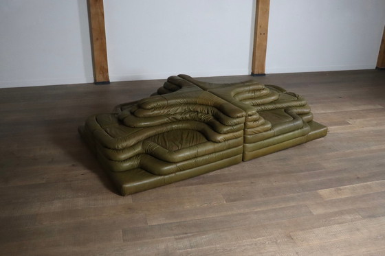 Image 1 of Ubald Klug DS-1025 Terrazza complete sofa set for de Sede Switzerland 1970s