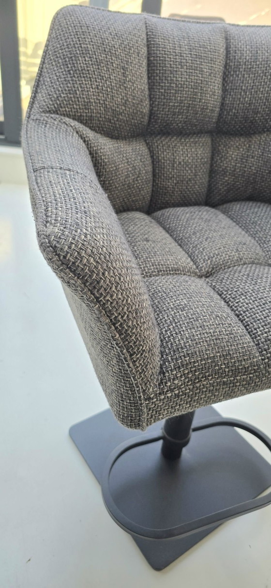KATE Design Barstool, Kare, Textile, Grey (photo 5 of 6)