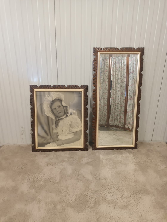 Specchio Vintage e Cornice Portafoto – Wood (photo 9 of 13)