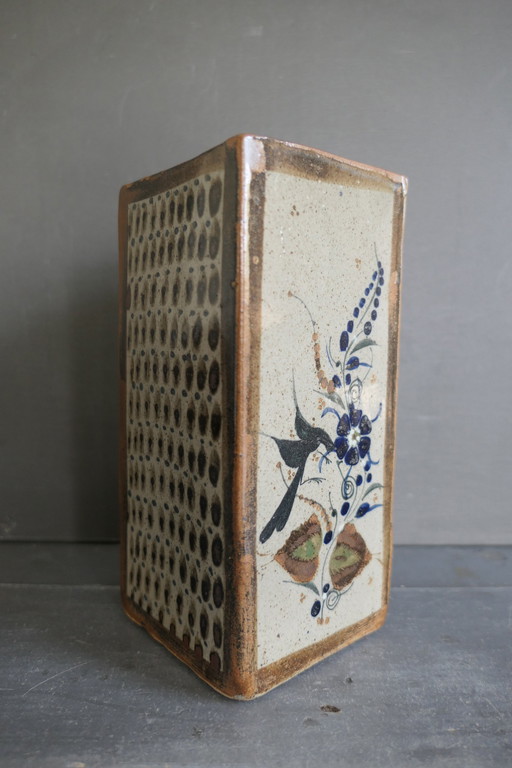 Vintage Tonala Mexico Block Vase Jorge Wilmot
