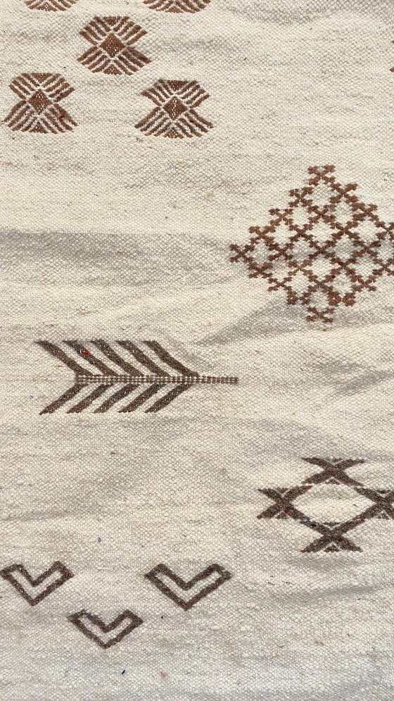 Image 1 of Authentiek Handgeweven Berber Kelim Tapijt – Traditioneel Marokkaans Design (150x100 cm)