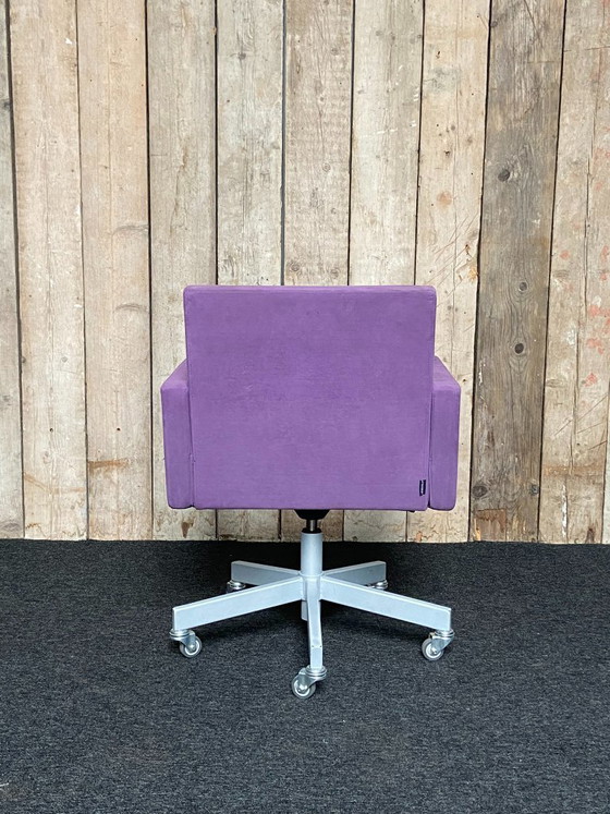 Fauteuil Lensvelt AVL en tissu violet – Metal (photo 6 of 8)