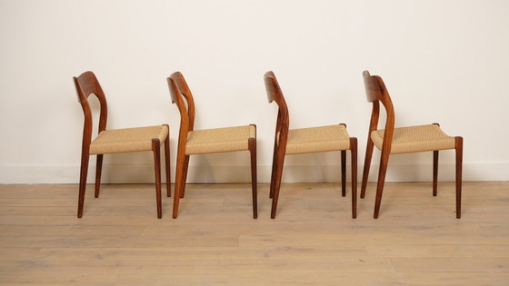 Image 1 of 4 Stühle | Niels Otto Møller | Modell 71 | Palisanderholz | Restauriert