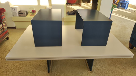 Image 1 of Large Leolux coffee table with two side tables