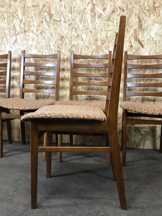 Image 1 of 5x 60s 70s chairs Dining Chair Dining chairs Danish Design 60s