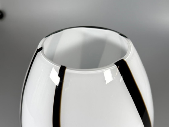Vintage 1970s/80s glass table lamp by Volux, Italy – Plastic (photo 11 of 15)