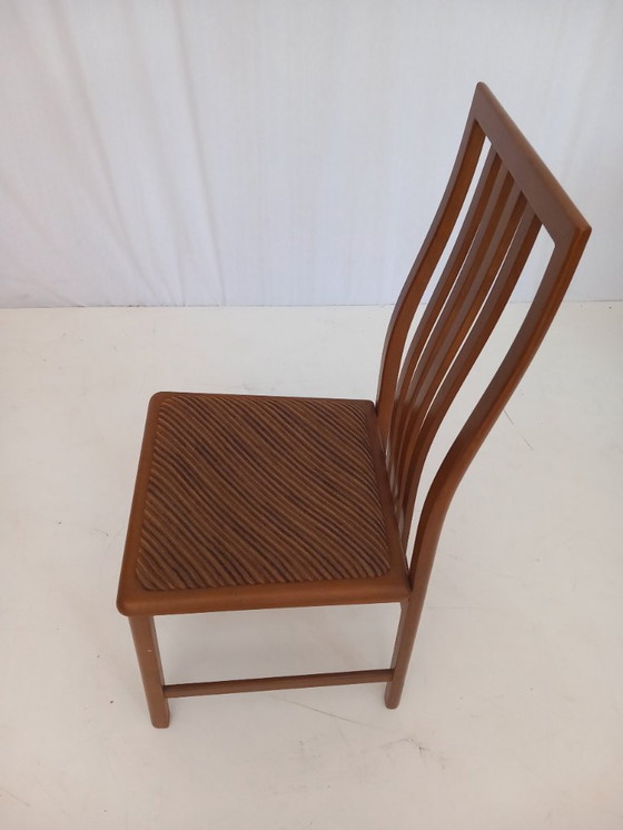 Image 1 of Set di 6 sedie da pranzo di Mario Marenco per Mobilgirgi, anni '70