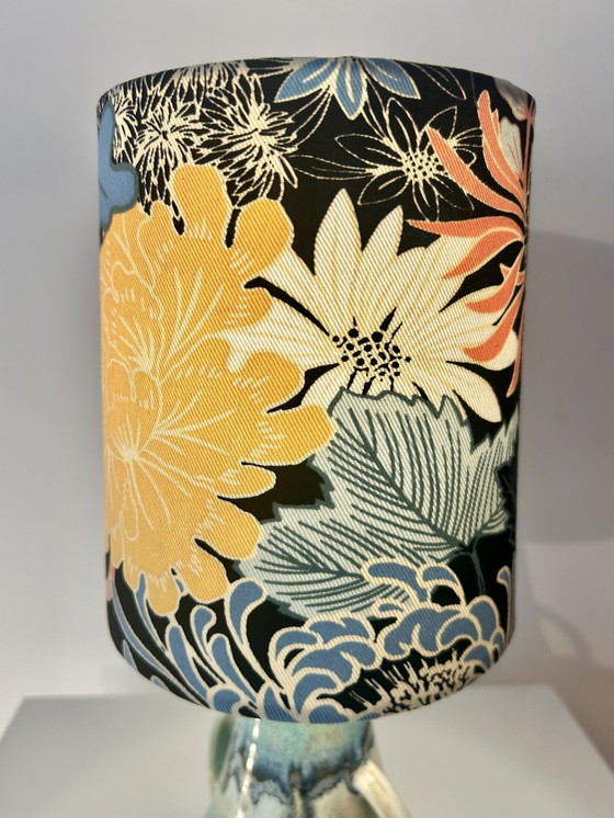 Image 1 of Japanese vase lamp with ethereal shade - Japandi style