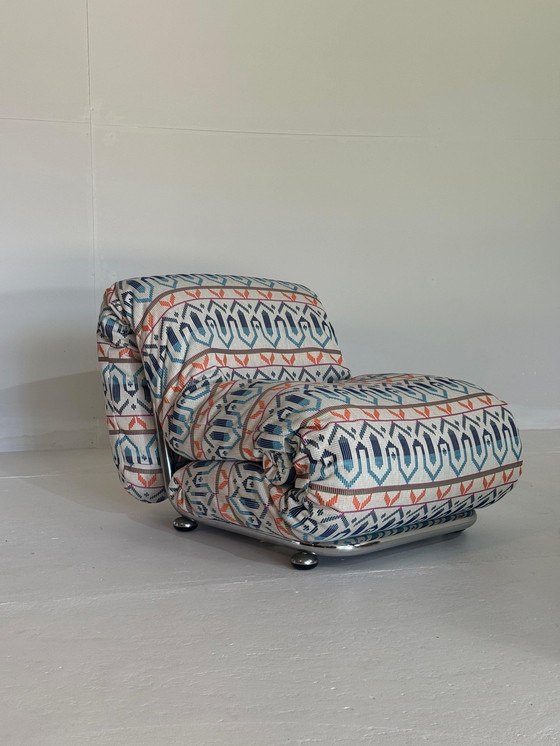 Image 1 of Verchromte italienische Loungesessel