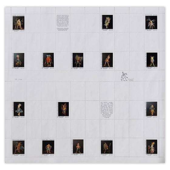 Image 1 of Petra WERLÉ Gli amori di Arthur sono ancora lì - Testo di Gilbert Lascault Firmato p
