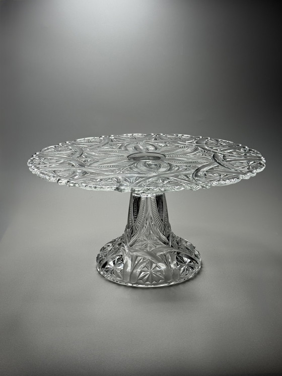 Image 1 of Val Saint Lambert - Alzata per torte - "LUCRÉCE" - 1913