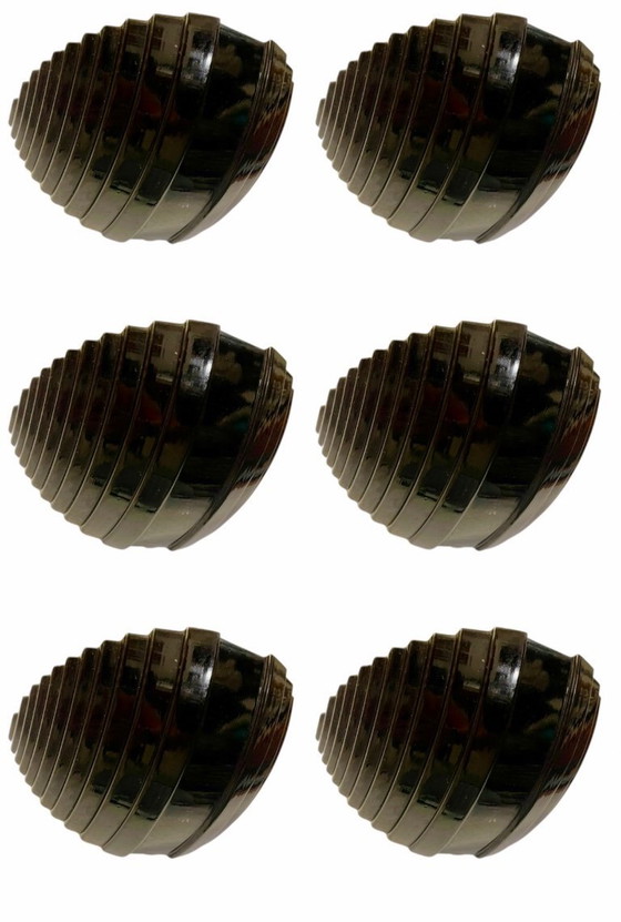 Image 1 of Applique murale en verre noir de Murano, signée Vetri Sign, Italie, années 1990