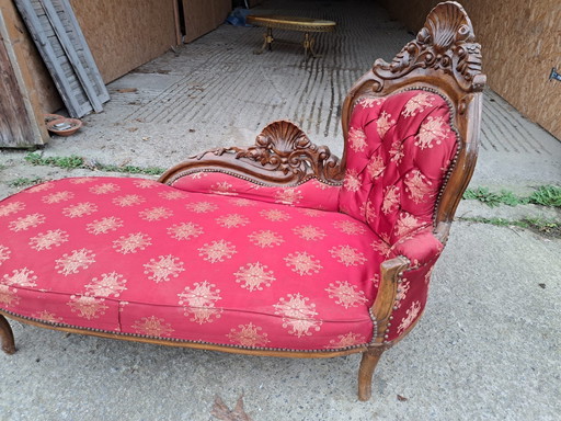 Divano letto rosso contemporaneo