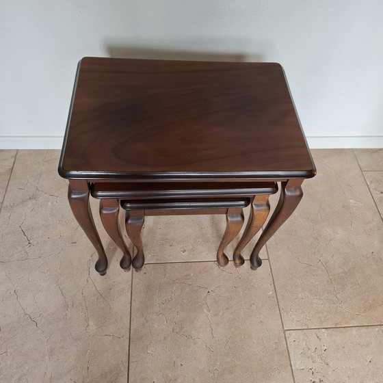 Image 1 of Mimiset - Tavolini laterali in mogano