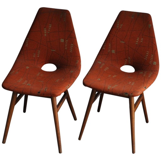 Set of Hungarian Erika Chairs by Judit Burián for SZKIV, 1959