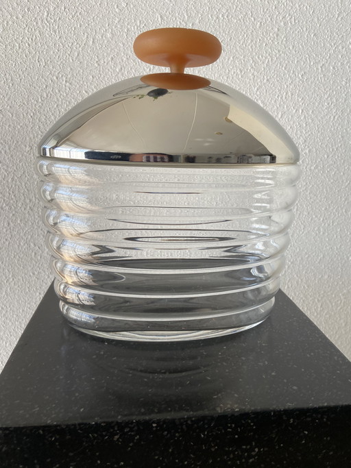 Allesi cookie jar BISCOTTIERA BLACK JOSEPHINE