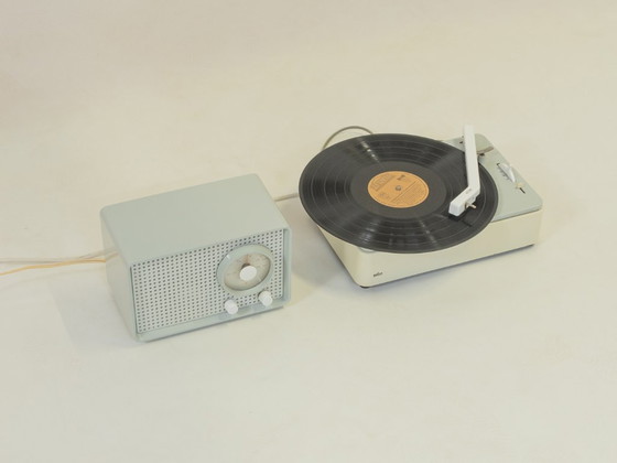 Image 1 of BRAUN Radio SK 25 & record player PCS 4 