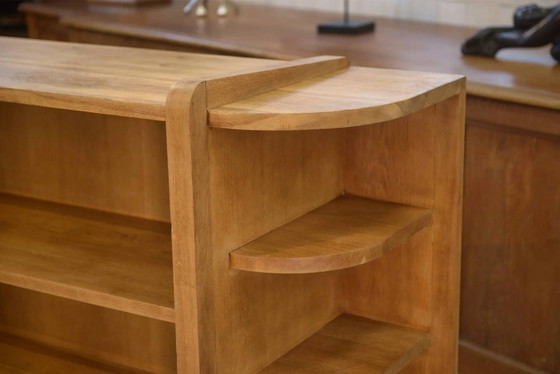 Art Deco modernistische eiken plank uit de jaren 1940. – Wandrek (photo 3 of 13)