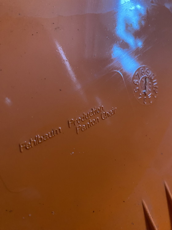 Image 1 of Originele Herman Miller Panton S stoel oranje