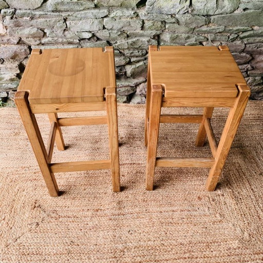 Paire de tabourets vintage Hongisto par Ilmari Tapiovaara