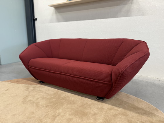 Image 1 of Pode Colla Sofa 2.5 Seater Kvadrat Mosaic fabric Dark Red 203