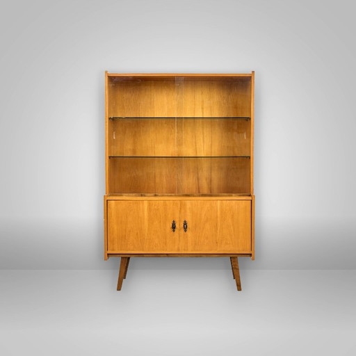 Mid-Century Holzvitrine, Sześciolatka, Polen, 1969 – vitrinekasten, Wood
