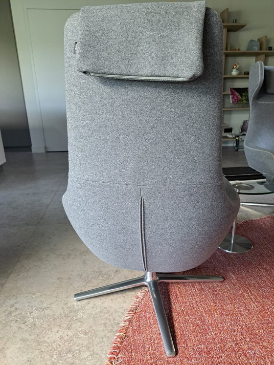 Image 1 of 2x Vitra Sessel - 1x Repos & 1x Repos Grande & 2 Ottemans