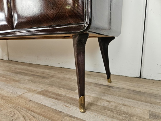 Credenza in mogano con piano in vetro, 1960 – Credenze, Legno (photo 37 of 43)