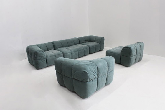Vintage Modulaire Arflex Strips Sofa van Cini Boeri jaren 70 – Modulaire banken, Cotton (photo 5 of 14)