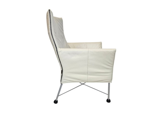 Image 1 of Montis - diseño Gerard van den Berg - modelo Chaplin - Piel - crema/blanco -.