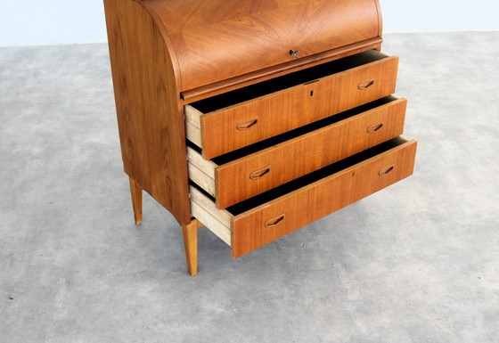 Image 1 of vintage teak secretaire