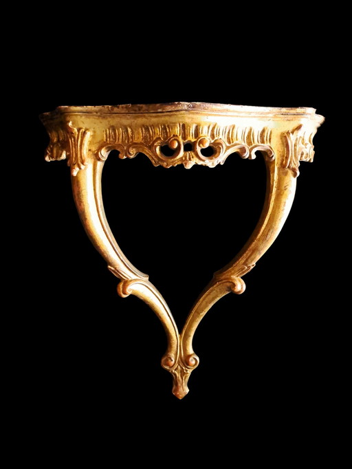 Italiaans Florantijns halfe maan tafeltje 1960