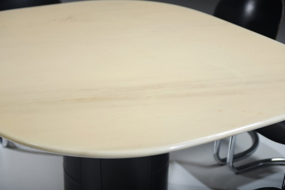 Image 1 of Rare table Tobio et chaises Dialogo Dessau par Afra E Tobia Scarpa pour B&B Italia