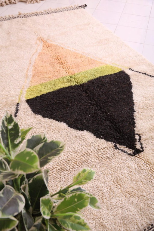 Tapis marocain en laine naturelle 300cmx150cm