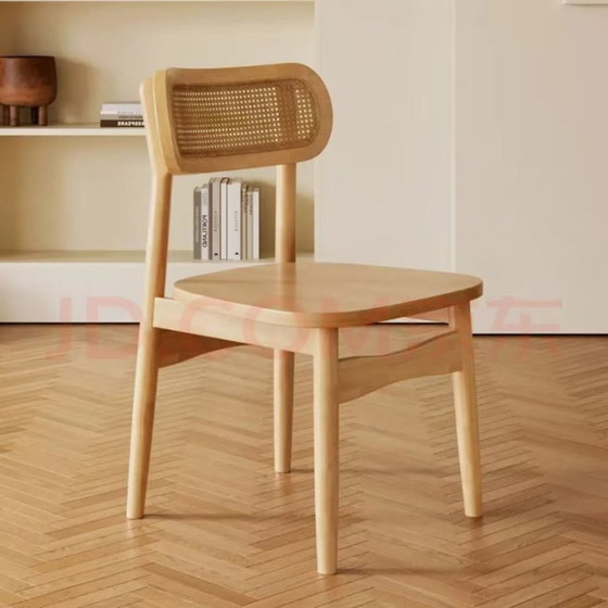 Image 1 of Solid Wood Chair Asian style– Multiple Color Options Available