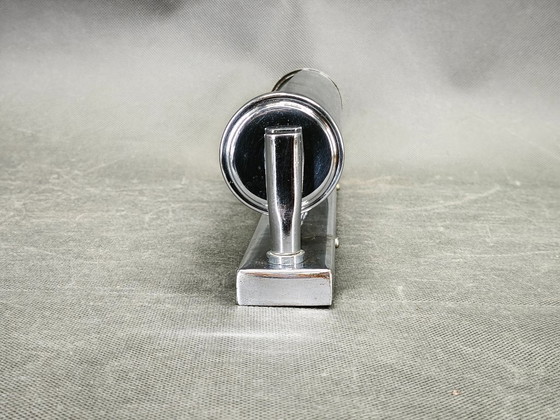 Image 1 of Paar Bauhaus-Wandleuchten aus Chrom von Napako, Tschechoslowakei, 1940er Jahre