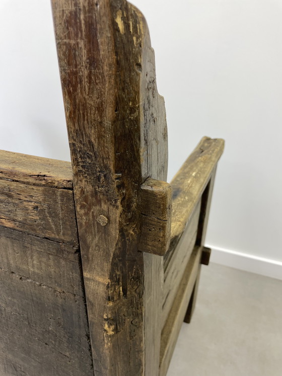 Image 1 of Divano spagnolo antico del XIX secolo