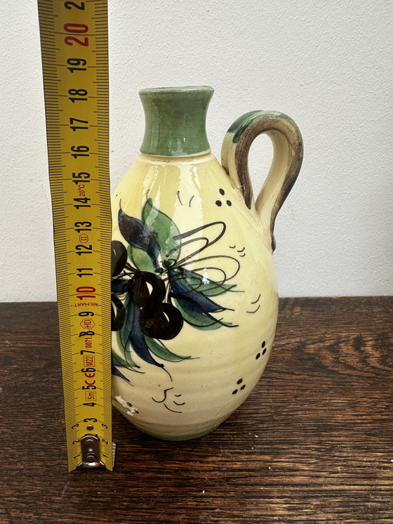 Image 1 of Pichet Poterie Grain De Sel - Poterie de Provence Francia - Décor Olive