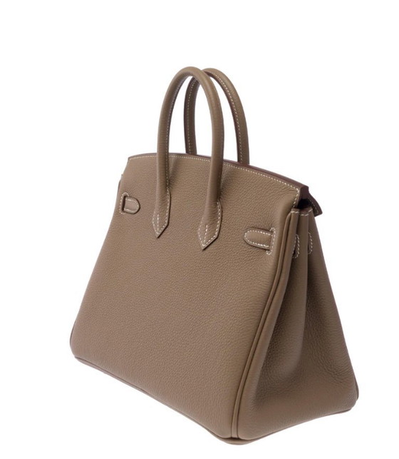 Image 1 of Sac HERMES Birkin 25 en Cuir Étoupe - 103489