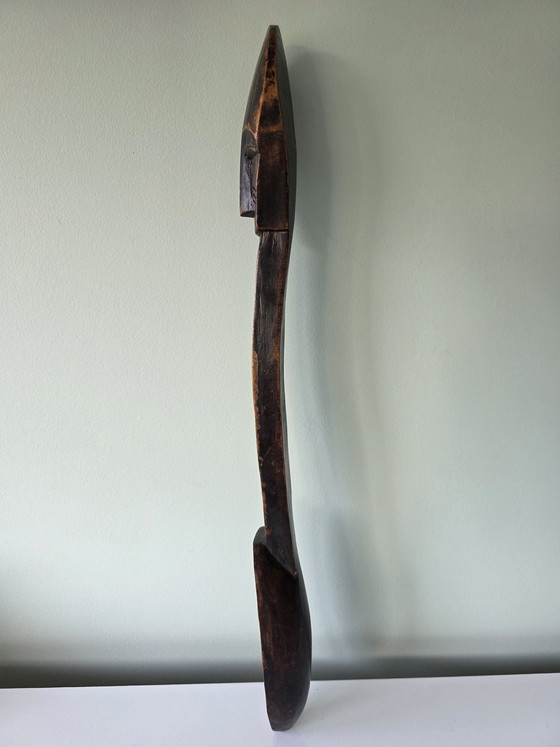 Image 1 of Cucchiaio cerimoniale africano intagliato a mano – 46 cm