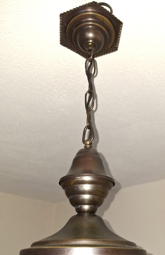 Image 1 of Lampada da sala/ Lampada da sala, originale della Scuola di Amsterdam.