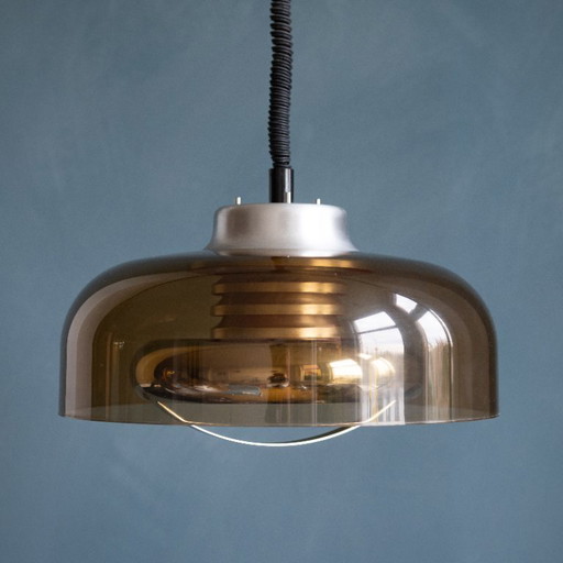 Herda Space Age Pendant Lamp Smoked Plexiglass